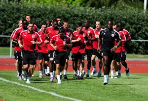 Pre Season Tour Sweden Prints: Bristol City First Team: Pre-Season Training in Sweden - Gearing Up for Glory (Season 10-11)