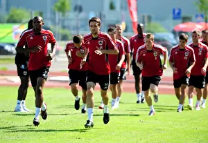 Pre Season Tour Sweden Prints: Bristol City First Team: Pre-Season Training in Sweden - Gearing Up for Glory (Season 10-11)