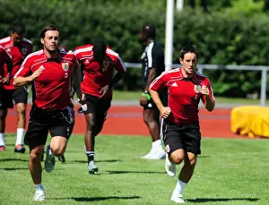 Pre Season Tour Sweden Prints: Bristol City First Team: Pre-Season Training in Sweden - Gearing Up for Glory (Season 10-11)