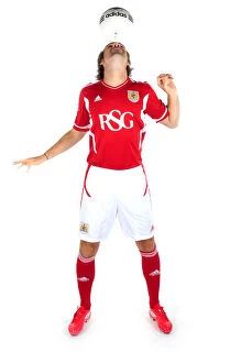 Images Dated 30th June 2011: Bristol City First Team: Revealing the New Kits for Season 11-12