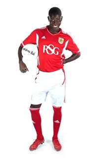 Images Dated 30th June 2011: Bristol City First Team: Revealing the New Kits for Season 11-12
