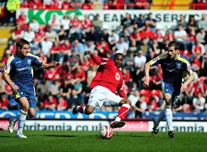 Bristol City V Cardiff City Prints: Bristol City First Team: Season 08-09: Bristol City V Cardiff City