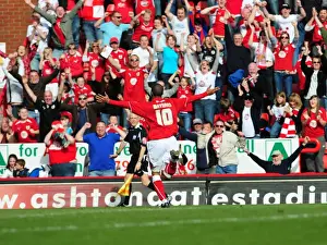Bristol City V Cardiff City Prints: Bristol City First Team: Season 08-09: Bristol City V Cardiff City