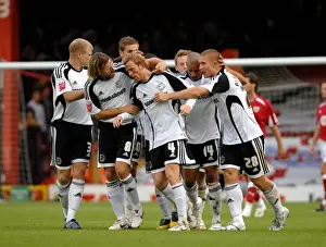 Bristol City V Derby County Prints: Bristol City First Team: Season 08-09: Bristol City V Derby County