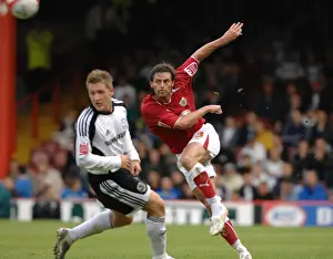 Bristol City V Derby County Prints: Bristol City First Team: Season 08-09: Bristol City V Derby County