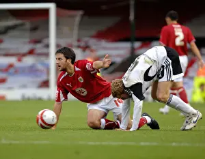 Bristol City V Derby County Prints: Bristol City First Team: Season 08-09: Bristol City V Derby County