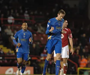 Bristol City V Portsmouth Prints: Bristol City First Team: Season 08-09: Bristol City V Portsmouth