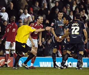 Bristol City V Swansea City Prints: Bristol City First Team: Season 08-09: Bristol City V Swansea City