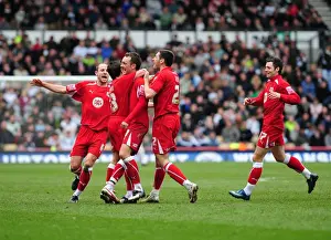 Derby County V Bristol City Prints: Bristol City First Team: Season 08-09: Derby County V Bristol City