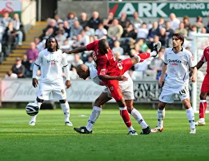 Framed Print : Bristol City First Team: Season 08-09: Swansea V Bristol City