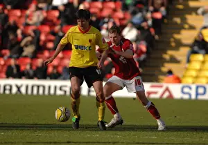 Watford V Bristol City Prints: Bristol City First Team: Season 08-09: Watford V Bristol City