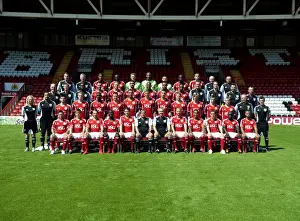 Framed Print : Bristol City First Team: Season 11-12 - Team Photo