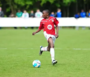 Bristol City Academy Tournament Prints: Bristol City First Team Training with Academy Stars: 09-10 Season