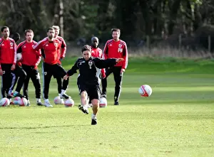 Training 11-1-01 Prints: Bristol City First Team: Training Kick-Off - January 1, 2011 (Season 10-11)