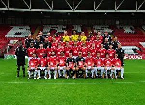 Framed Print : Bristol City First Team: United in Blue - 10-11 Season Framed Print : Bristol City First Team: United in Blue - 10-11 Season