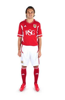 Images Dated 30th June 2011: Bristol City First Team: Unveiling New Kits for Season 11-12
