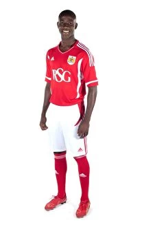Images Dated 30th June 2011: Bristol City First Team: Unveiling New Kits for Season 11-12
