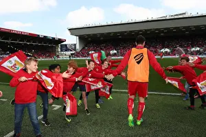 Bristol City Flag-Bearers at Ashton Gate - Sky Bet Championship Match vs Birmingham City (07.05.2017)