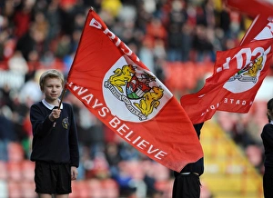 Bristol City Flag Bearers: March 1, 2014 - Sky Bet League One Match Against Gillingham