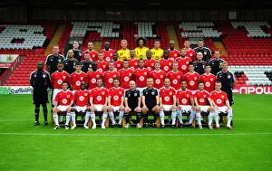 Framed Print : Bristol City Football Club 2016-2017: The Squad and Management Team