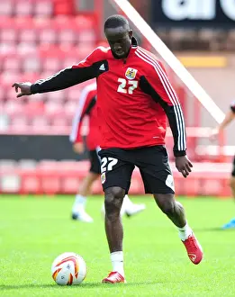 Open Day Prints: Bristol City Football Club: Albert Adomah at Pre-Season Open Day