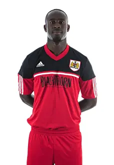 Bristol City Football Club: Albert Adomah's Focused Expression at Ashton Gate Stadium