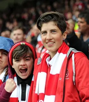 Bristol City V Walsall Prints: Bristol City Football Club: Award Ceremony at Ashton Gate Stadium after Winning against Walsall (03/05/2015)
