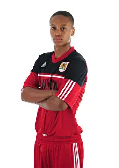 Bristol City Football Club: Bobby Reid's Focused Expression during Pre-Season Training at Ashton Gate Stadium