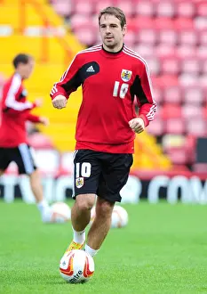 Open Day Prints: Bristol City Football Club: Brett Pitman at Pre-Season Open Day, 30th July 2012