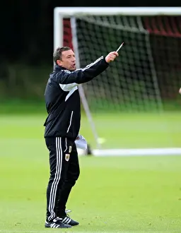 Bristol City Football Club: Derek McInnes Leading Training Session, September 2012
