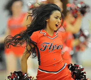 Bristol City Football Club: Excitement at SGS Wise Arena - Basketball Cheerleader Thrills Crowd
