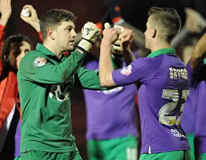 Bristol City Football Club: Frank Fielding and Joe Bryan Celebrate Win Over Leyton Orient