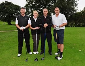 Images Dated 4th October 2011: Bristol City Football Club: Golf Day - A Swing into Season 11-12