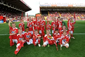 Bristol City V Doncaster Rovers Prints: Bristol City Football Club: Guard of Honor and Flag Bearers vs Doncaster Rovers