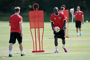 Training - 2 July 2014 Prints: Bristol City Football Club: Gus Mafuta in Training (July 2, 2014)