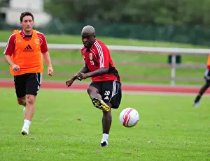 Training Prints: Bristol City Football Club: Jamal Campbell-Ryce in Intense Training Focus