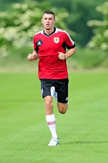 Season 13-14 Prints: Bristol City Football Club: James Wilson Kicks Off Pre-Season Training