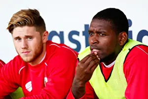 Bristol City Football Club: Jay Emmanuel-Thomas on the Bench vs Notts County (31st August 2014)
