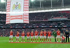 Images Dated 22nd March 2015: Bristol City Football Club at the Johnstone's Paint Trophy Final, Wembley Stadium (vs Walsall), 2015