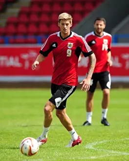 Training Prints: Bristol City Football Club: Jon Stead in Pre-Season Training, July 2012