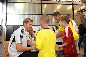 Bristol City Football Club: Jon Stead Signing Autographs at Npower Championship Open Day