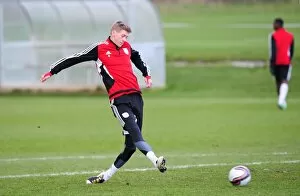 Images Dated 12th January 2012: Bristol City Football Club: Jon Stead in Training