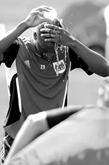 Bristol City Football Club: Kalifa Cisse in Action during Pre-Season Training