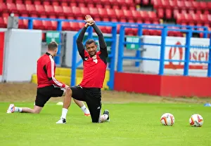 Scotland Tour Prints: Bristol City Football Club: Liam Fontaine Leads Pre-Season Training, July 2012