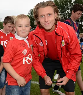 Brislington Prints: Bristol City Football Club: Luke Freeman Mingles with Fans at Pre-Season Friendly