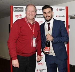 Images Dated 15th February 2014: Bristol City Football Club: Man of the Match Presentation vs. Tranmere Rovers, Ashton Gate, 2014