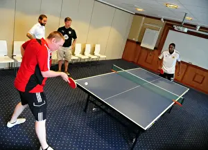 Pre Season Tour Sweden Prints: Bristol City Football Club: Marlon Jackson and Adam Baker's Table Tennis Training