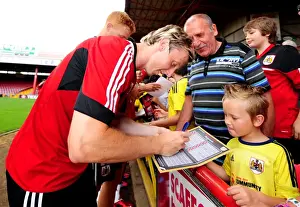 Bristol City Football Club: Martyn Woolford Signs Autographs at Pre-Season Open Day