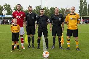Brislington Prints: Bristol City Football Club: Mascot Moment at Pre-Season Friendly