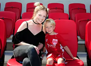 Bristol City Football Club: Mascots on the Dugout during Bristol City vs. Wigan Athletic, Ashton Gate, 2016